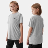 4F T-SHIRT CHŁOPIĘCY KOSZULKA BASIC DZIECIĘCA BAWEŁNIANA