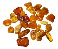 BURSZTYN BAŁTYCKI 26 SZT. 63 g jantar naturalny bryłka bryłki zestaw amber