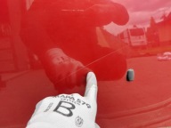 bonnet FORD MONDEO MK4 07-10r red