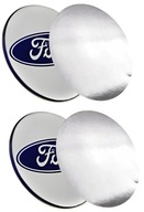 Emblematy naklejki na kołpaki FORD silver 70mm