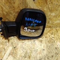 Citroen Berlingo 2017 front side right electrics mirror side 9Pin