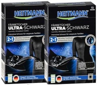 2X Heitmann Chusteczki 2w1 do Prania Czarnego 20szt