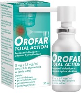 Orofar aerozol ból gardła angina 30 ml