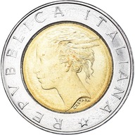 Moneta, Włochy, 500 Lire, 1996, Rome, AU(50-53), B