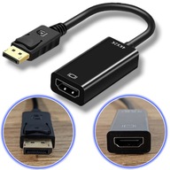 KABEL ADAPTER PRZEJŚCIÓWKA KONWERTER DISPLAYPORT DP do HDMI UHD 2Kx4K 25cm