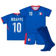 Komplet / futbalové oblečenie MBAPPE FRANCÚZSKO 10 + gamaše veľ.134