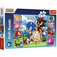 Trefl Puzzle 100 dielikov, značka Sonica.