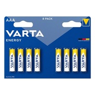 8x BATERIA VARTA ENERGY AAA LR03 1.5V ALKALICZNA