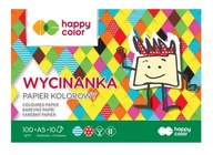 Farebný papier vystrihovačka HAPPY COLOR A5 10K