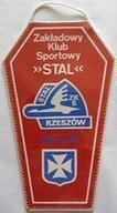 Proporczyk Stal Rzeszów 40 rokov Pohára Poľský 1975