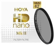 FILTR HOYA 62MM CIR-PL POLARYZACYJNY HD NANO MK II