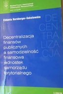 Decentralizacja finansów publicznych a samodzielno