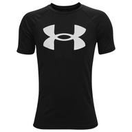 TRIČKO UNDER ARMOUR TECH BOIG LOGO SS BOY BLACK XL - 164