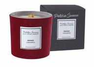 SVIEČKA HEVY SKIN BORDÓ ORANGE CINNAMON BLACK