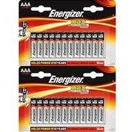 24x Bateria alkaliczna Energizer MAX AAA RL03 E92 cienkie paluszki