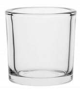WAZON szklany cylinder świecznik lampion tuba wysokość 10 cm średnica 10 cm