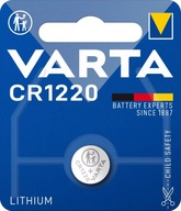 1x Bateria litowa mini VARTA CR1220 3V