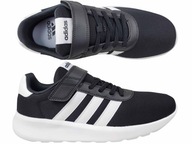 ADIDAS LITE RACER 3.0 IE1133 SPORTOWE BUTY DZIECIĘCE NA GUMKI RZEP CZARNE