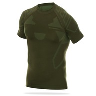 Szybkoschnąca funkcyjna koszulka męska militarna BRUBECK Ranger khaki - XL