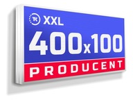 Kaseton reklamowy LED XXL 400x100cm