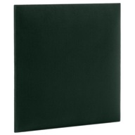 Čalúnené panely na stenu 50x50 Fľašová Zelená odolná voči UV