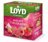 Herbata owocowa Loyd Maliny i truskawki 20x2g