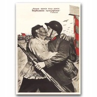 Plagáty do spálne Armáda Červená vojna 21x29 cm