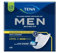 Tena Men, Active Fit, Inkontinenčné vložky, level 2, 10 ks