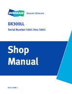 Servisná/obchodná príručka Doosan DX300LL