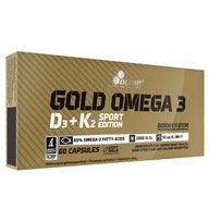 OLIMP GOLD OMEGA 3 D3+K2 SPORT 60 kaps ZDRAVIE