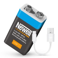 Akumulator Bateria Newell 9 V R9 USB-C 500 mAh