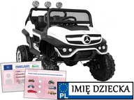 dwuosobowy MERCEDES Benz UNIMOG regulowane zawieszenie DUŻY PRZEŚWIT 4x4