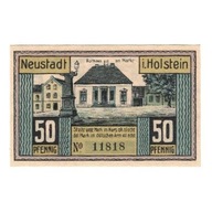 Banknot, Niemcy, Neustadt i. Holstein Stadt, 50 Pf