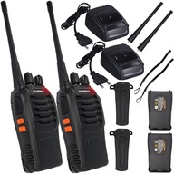 2X WALKIE TALKIE KRÓTKOFALÓWKI BAOFENG BF888S PMR