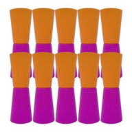 10ks Flip Cups Obrátené poháre Agility Tréning Cvičenie Šport Rose Orange