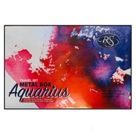 Akvarely v kockách Aquarius Trawel Set 12 kociek v kovovom puzdre