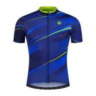 Rogelli koszulka rowerowa kolarska męska BUZZ niebieska XL