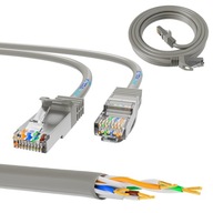 Extralink Kat.5e UTP 10m | Patchcord LAN | Miedź Kabel sieciowy skrętka