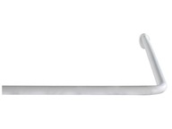 Univerzálna hliníková tyč na sprchový záves, 2x70x165 cm, WENKO