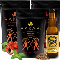 Yerba Mate Vakapi NAJMOCNIEJSZE 3x500g 1,5kg Kombucha Rio Negro 0,33