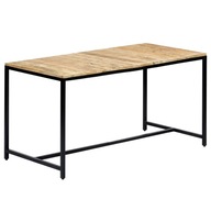 Jedálenský stôl 140x70x75 cm masívne surové mangovníkové drevo