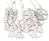 KARÁCSONYFADÍSZ FA ANGYALKÁK DÍSZ 12DB