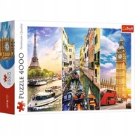 PUZZLE 4000 LONDYN PARYŻ WENECJA WYCIECZKA 45009