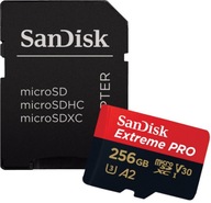 SANDISK MICROSDXC 256GB EXTREME PRO UHS-3 200/140 MB/s
