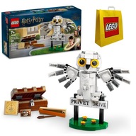 LEGO Harry Potter 76425 Hedwiga z wizytą na ul. Privet Drive 4 + TORBA LEGO