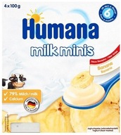 HUMANA deserek jogurtowy smak bananowy 4x100g