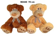 Plyšový medvedík 70 cm SUN-DAY farba tmavý medvedík maskot plyšová hračka