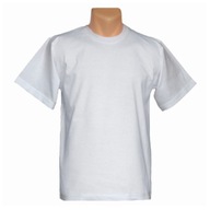 AJS Športové tričko Biele tričko W-F veľ.134