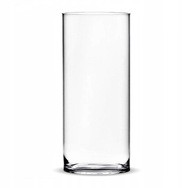 WAZON szklany cylinder świecznik lampion tuba wysokość 30 cm śr. 10 cm