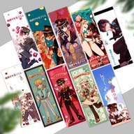 10PCS/Set Anime Genshin Impact Animation Bookmark Jujutsu Kaisen Book Marks